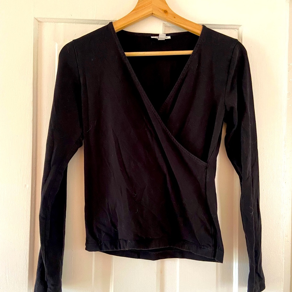 Frank & Oak Wrap Top